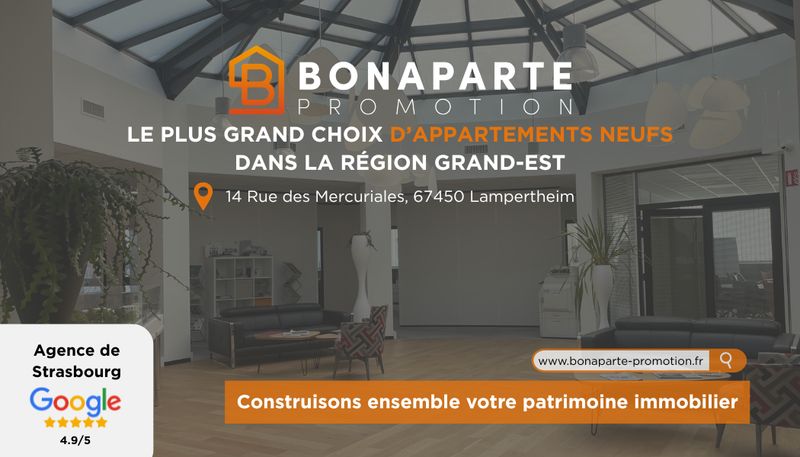 AUX PORTES D'OBERHAUSBERGEN!!! Oberhausbergen (67) : Programme immobilier  neuf BONAPARTE PROMOTION STRASBOURG